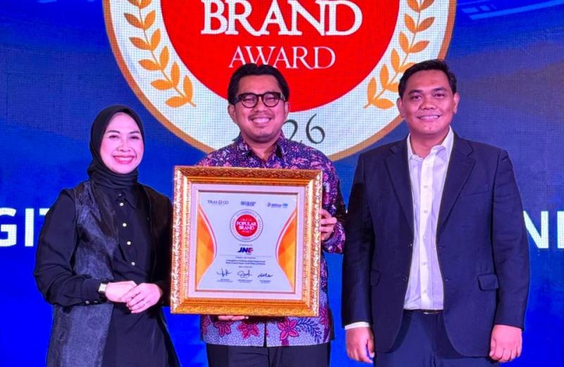 JNE Raih Penghargaan Golden Brand of The Year dan Digital Popular Brand Award 2026