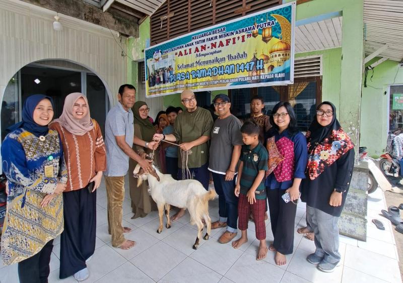 Tahun Kedua Berkurban, APSAI Pekanbaru Serahkan Kambing ke Panti Asuhan Ali An-Nafi’i