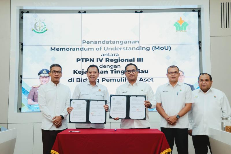 PTPN IV-Kejati Riau Perkuat Kerja Sama Optimalisasi Aset Dukung Asta Cita