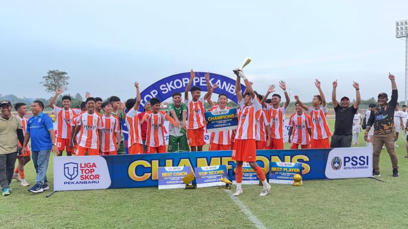 Juara Liga TOPSkor Riau, SSB PTPN IV Regional III Melaju ke Pentas Nasional