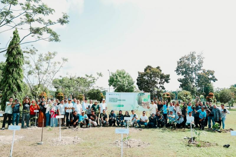 PTPN IV Tuntaskan Penanaman 9.000 Pohon di Bumi Lancang Kuning