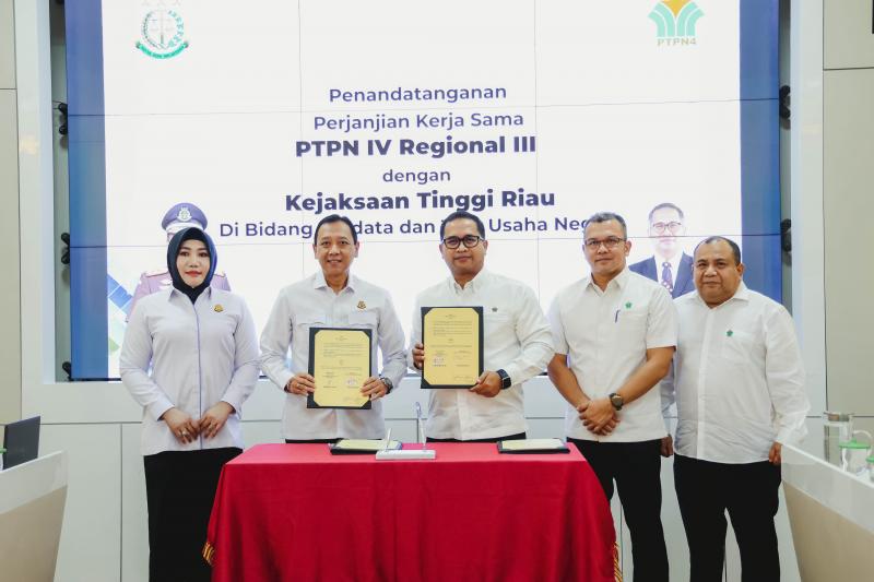 PTPN IV Regional III-Kejati Riau Perkuat Sinergi Kawal Transformasi Bisnis Berkelanjutan