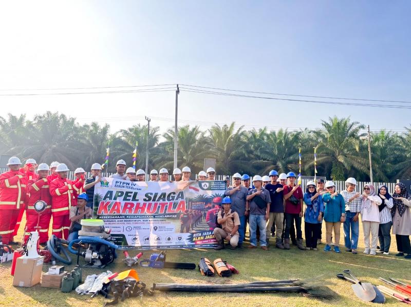 Karhutla Riau Terkendali, PTPN IV Regional III Tetap Siagakan Ratusan Personel Perkuat Patroli