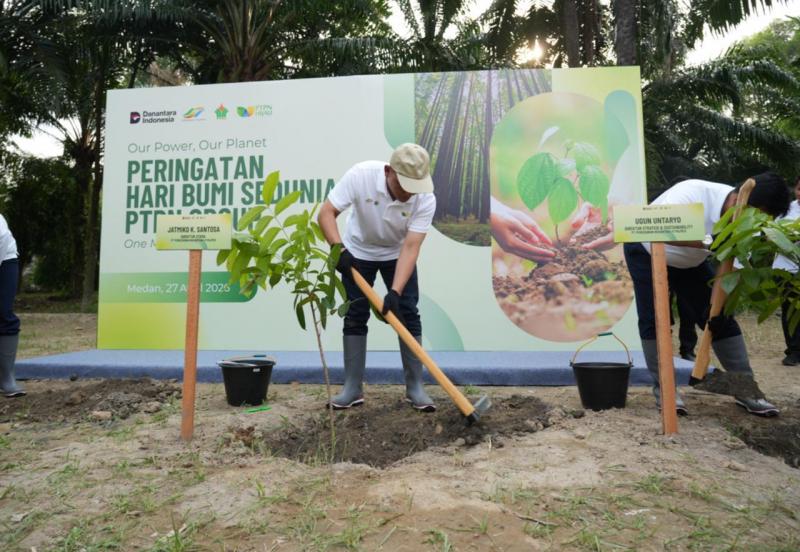 PTPN IV PalmCo Targetkan Tanam 50.000 Pohon, Perkuat Komitmen Lingkungan di Hari Bumi