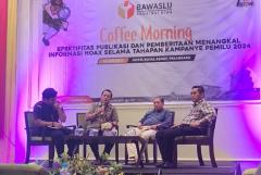 Menuju Pemilu 2024, Bawaslu Riau Laksanakan Coffee Morning Bersama Insan Pers