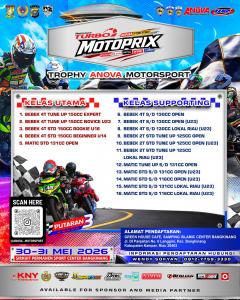 Kampar Kembali Gelar Kejurnas Motoprix Region A Sumatera Seri 3 Riau