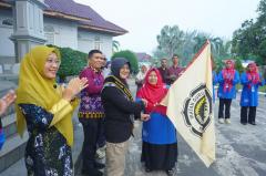 Selamat Bertanding, Bupati Afni Lepas Kontingen PORSENI IGTKI ke Kuansing