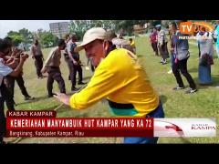 KEMERIAHAN MANYAMBUIK HUT KAMPAR YANG KA 72