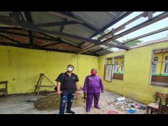 30 Seng Atap Sekolah di Kampar Hilang, Kepsek Duga Dicuri saat Malam Hari