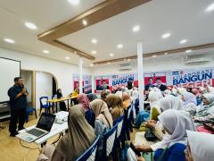 Paslon AMAn Berikan Penyuluhan Kesehatan Gratis bagi Emak-emak Relawan HAN