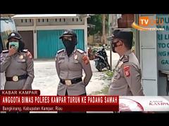 ANGGOTA BIMAS POLRES KAMPAR TURUN KE PADANG SAWAH