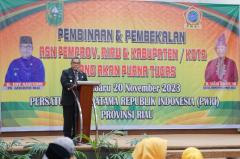 Plt Gubri Membuka Pembekalan Pra Pensiun Untuk ASN Pemprov Riau