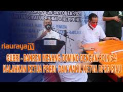 GUBRI RESMI MEMBUKA DOMINO OPEN TOURNAMENT YANG DI ADAKAN PORDI RIAU