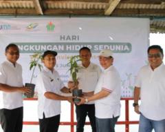 Hari Lingkungan Hidup se Dunia, PTPN IV KSO Reg 7 Lakukan Penananam Pohon dan Tebar Ikan