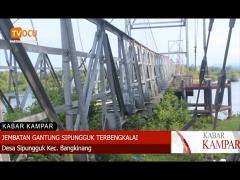 JEMBATAN GANTUNG SIPUNGGUK SALO TERBENGKALAI