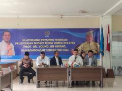 Delegasi Korea Selatan dan Malaysia Kunjungi PWI Riau