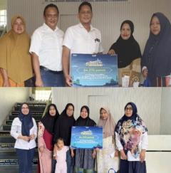 Pelindo Regional 1 Pekanbaru Bagikan Sembako Gratis kepada Warga Sekitar