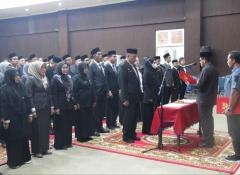 Sekda Pelalawan Lantik 54 Pejabat, Ini Harapannya