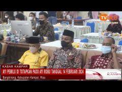 AYI PEMILU DI TOTAPKAN PADO AYI ROBU TANGGAL 14 FEBRUARI 2024