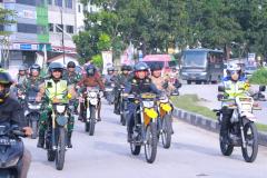 Tinjau Perayaan Natal 2023, Pj Wali Kota Pekanbaru Gelar Patroli Bermotor