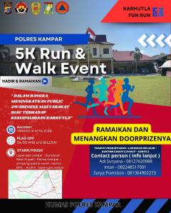 Persiapan Karhutla Fun Run 5K Sudah 90 Persen, Peserta Umum Capai Ratusan Orang
