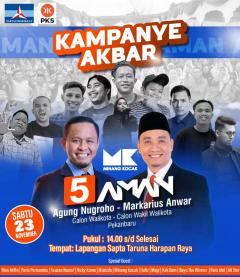 Siang Ini! Ribuan Warga Pekanbaru Siap Ramaikan Kampanye Akbar AMAN 