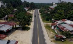 Tuntas Tepat Waktu, 43 Km Jalan Lintas Timur di Riau Sudah Mulus