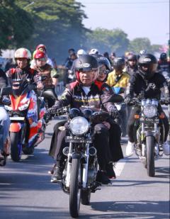 Pj Wali Kota Pekanbaru Pimpin Konvoi Sunmori dari Tenayan ke Asia Heritage Rumbai