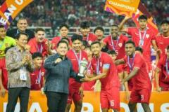 Setelah 11 Tahun Timnas Juara AFF U-19, Ini Kata Erick Thohir  