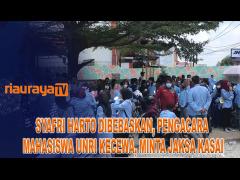 TIDAK TERBUKTI BERSALAH, SYAFRI HARTO DIVONIS BEBAS