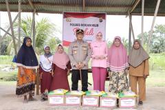 Peduli, Polres Rohil Gelar Jumat Berkah di Rimba Melintang