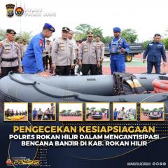 Kapolres Pimpin Giat Pengecekan Peralatan Taktis