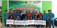 Meriahkan HPN dan HUT PWI ke 77, PWI Riau Gelar Pingpong Championship V