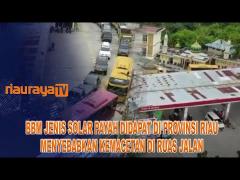 BBM JENIS SOLAR YANG SUDAH LANGKAH RELA MENGANTRI DAN MENYEBABKAN KEMACETAN